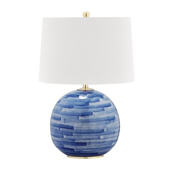 overstock blue table lamps