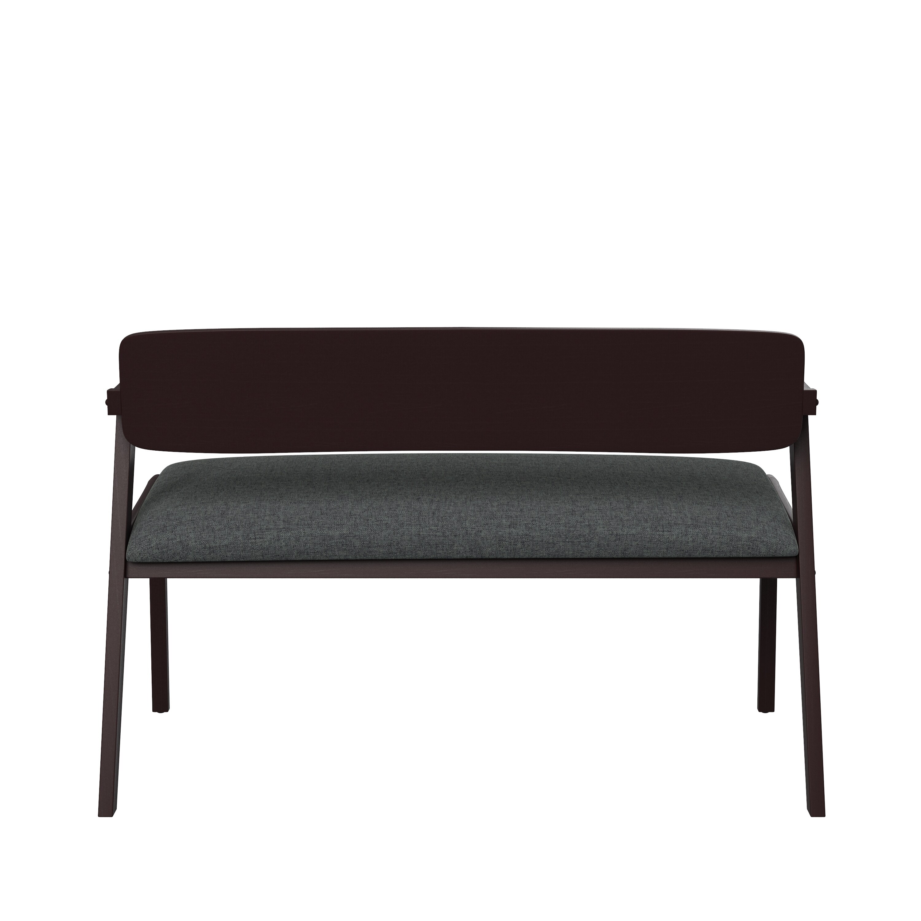 Carson carrington comiskey cherry finish arm dining bench with back sales