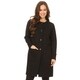 preview thumbnail 6 of 8, Women's Solid Crinkle Snap Closure Long Jacket