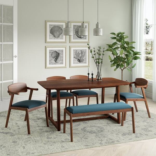Shop Carson Carrington Comiskey 6 Piece Mid Century Modern Wood