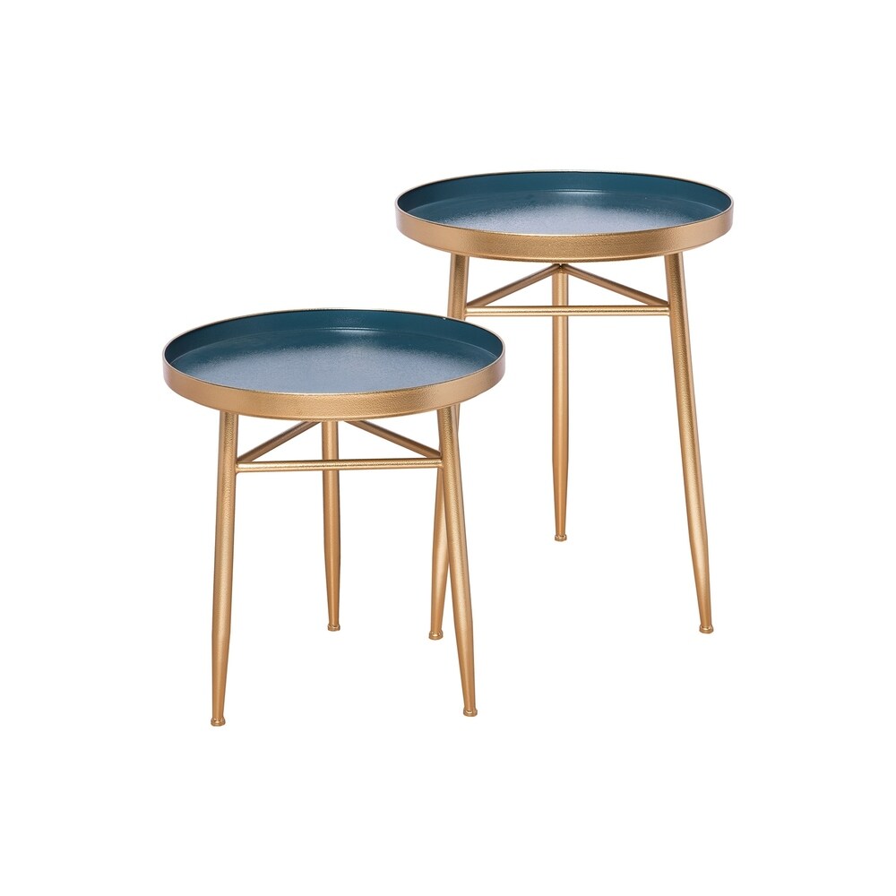 Foreside Home and Garden  Charlene Nesting Tables, Set Of 2