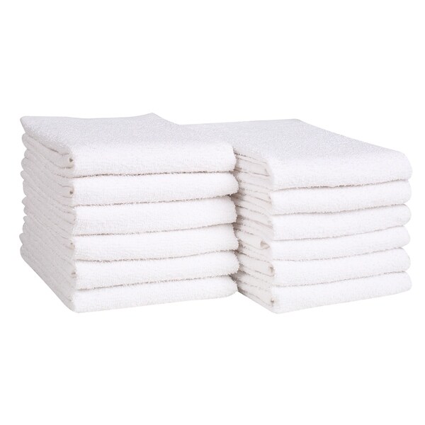 Glamburg Terry Kitchen Dish Towels 16x19, 100% Cotton Bar Mop Dish Cloths, Cleaning Towels and Dishcloths Sets