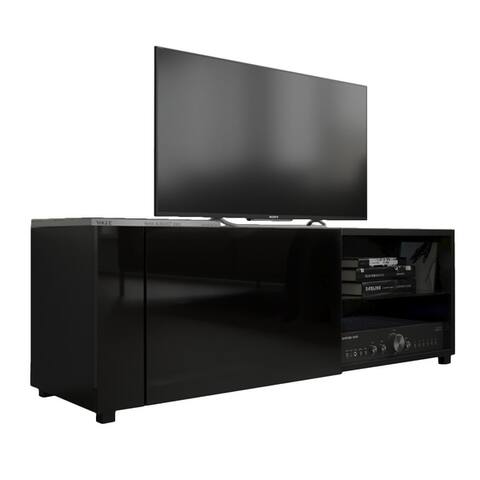 New Best Modern 39" Wall Mounted Floating TV Stand with 16 Color LEDs