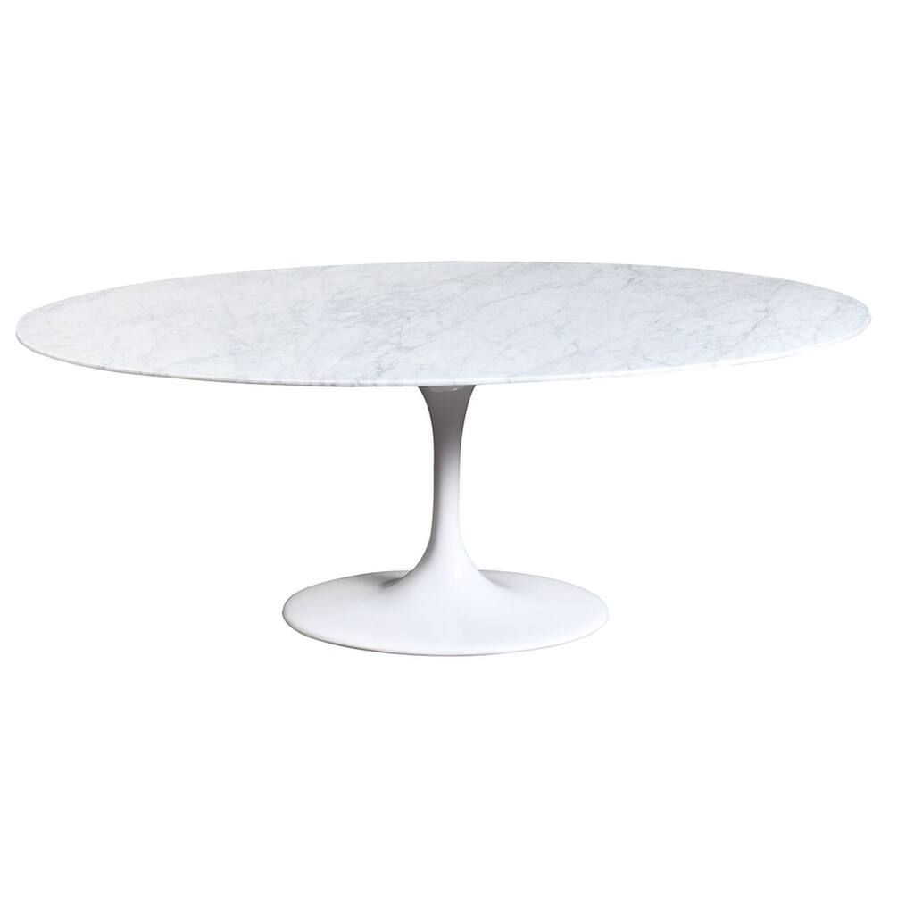 Tulip Style Oval Dining Table - MDF Top - 66"