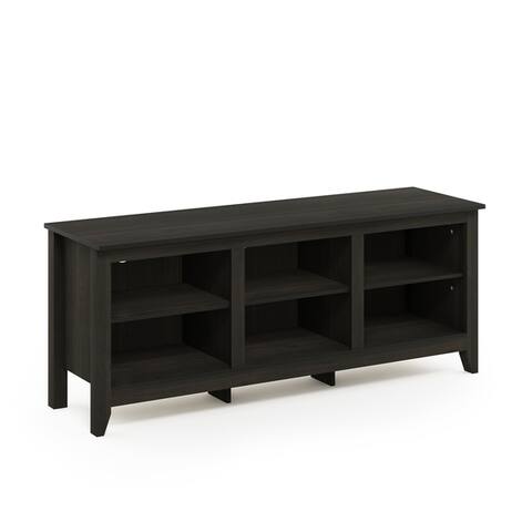 Furinno Jensen TV Stand with Shelves, for TV up to 60 Inch