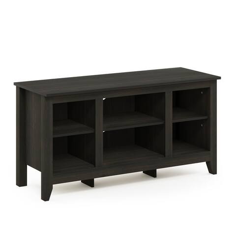 Furinno Jensen TV Stand with Shelves, for TV up to 47 Inch