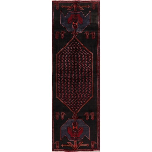 Shop Vintage Geometric Bidjar Persian Runner Rug Handmade ...