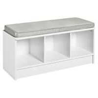 Buy Storage Benches White Online At Overstock Our Best Living Room Furniture Deals Metal entryway storage bench with coat rack home access mudroom furniture with kitchen combo. buy storage benches white online at