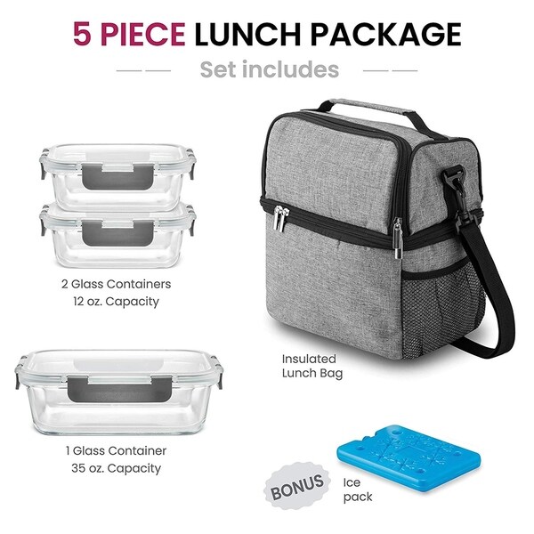 lunch bag for meal prep containers