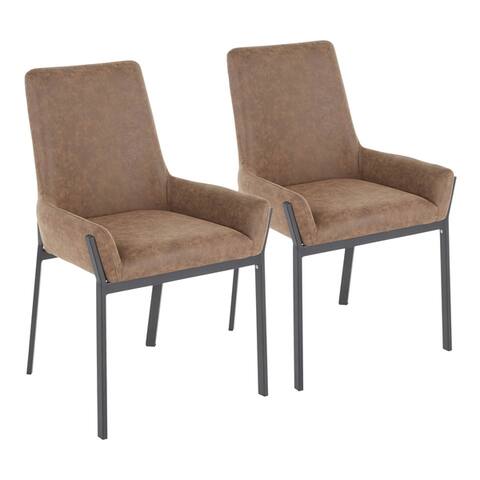 Odessa Contemporary Upholstered Dining Chair - Set of 2 - N/A