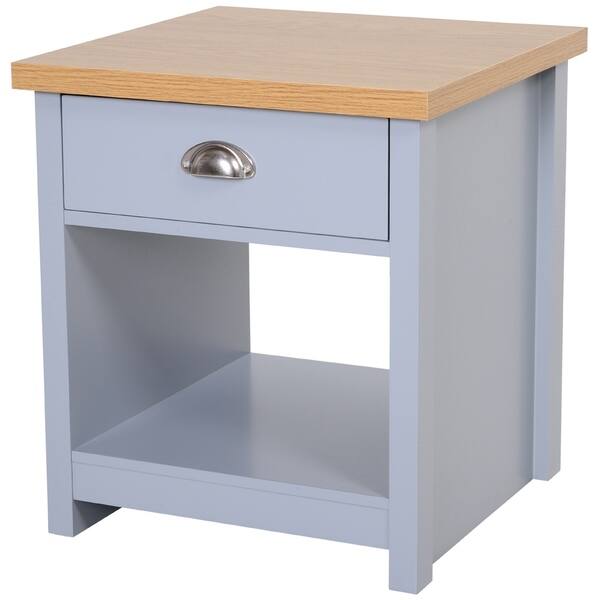 Shop Homcom Bedside Table Night Stand With A Spacious Drawer