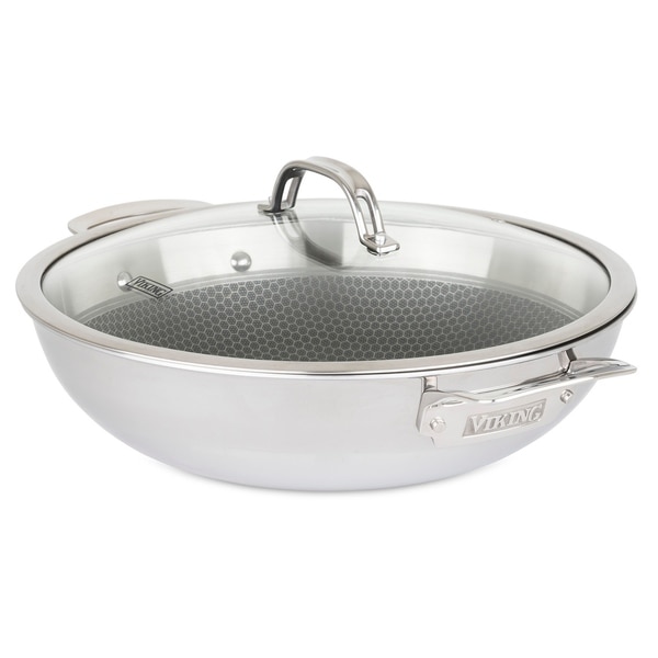Viking 3Ply Hybrid Plus Nonstick 5.7 Qt. Wok, Stainless Steel Overstock 30526741
