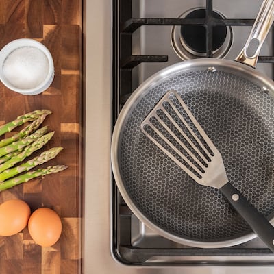 Viking 3-Ply Hybrid Plus Nonstick 10 inch Fry Pan, Stainless Steel