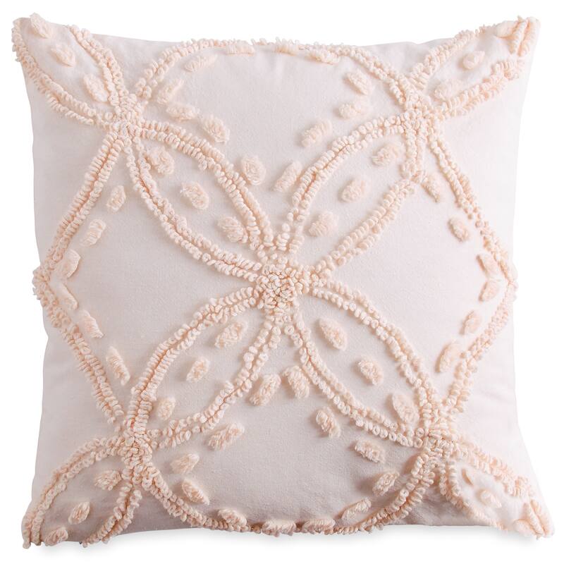 Porch & Den Roads End Metallic Textured Decorative Pillow