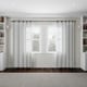preview thumbnail 12 of 17, 1-Inch Decorative Modern Square Finial Curtain Rod