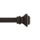 preview thumbnail 14 of 17, 1-Inch Decorative Modern Square Finial Curtain Rod