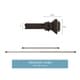 preview thumbnail 3 of 17, 1-Inch Decorative Modern Square Finial Curtain Rod