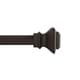 preview thumbnail 2 of 17, 1-Inch Decorative Modern Square Finial Curtain Rod