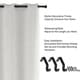 preview thumbnail 11 of 17, 1-Inch Decorative Modern Square Finial Curtain Rod
