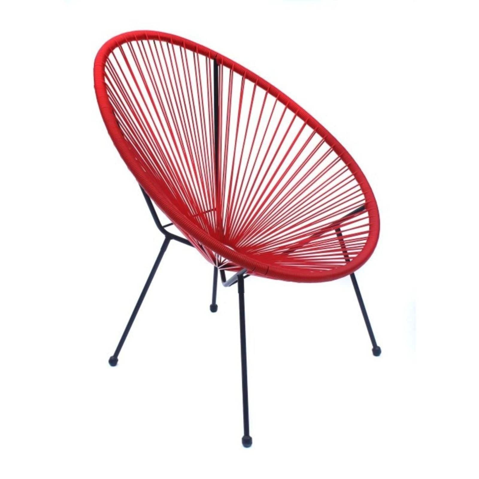 red acapulco chair