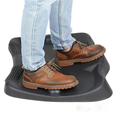 Not-Flat Standing Desk Anti-Fatigue Mat with Foot Massage