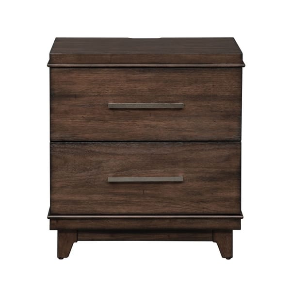 Shop Liberty Ventura Boulevards Bronze Spice Night Stand With Charging Station Overstock 30531502