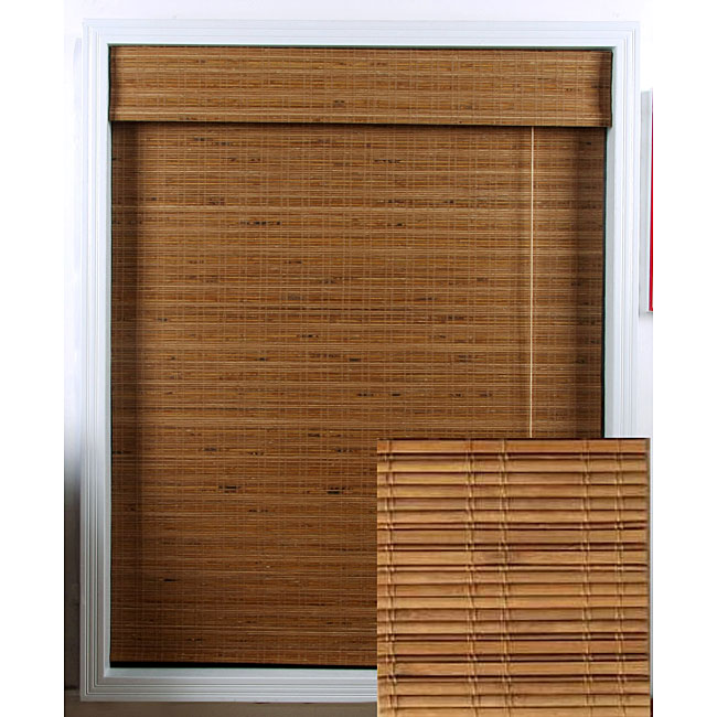 Arlo Blinds Tuscan Bamboo Roman Shade (50 in. x 74 in.)