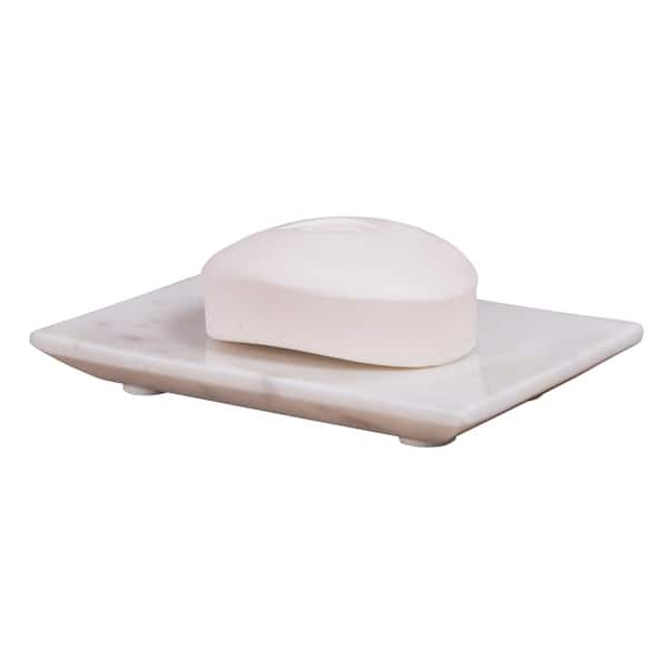 Acacia Soap Dish Cup Dispenser Tray