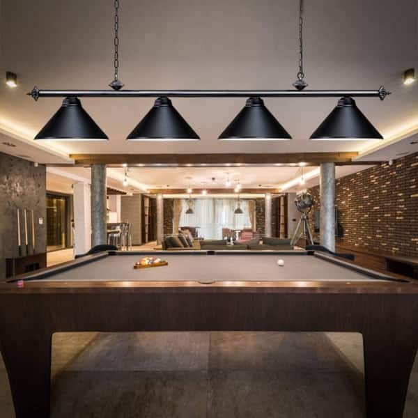 70 Snooker Pool Table Lights With 4 Metal Shades 70 Snooker Pool Table Lights With