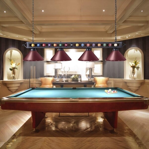 full size snooker table lights
