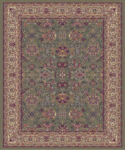 Green Nargis Polypropylene Rug (710 X 1010) (GreenPattern OrientalMeasures 0.25 inch thickTip We recommend the use of a non skid pad to keep the rug in place on smooth surfaces.All rug sizes are approximate. Due to the difference of monitor colors, some