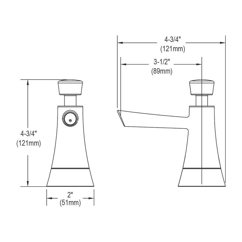 Elkay 2" x 4-3/4" x 3" Soap / Lotion Dispenser