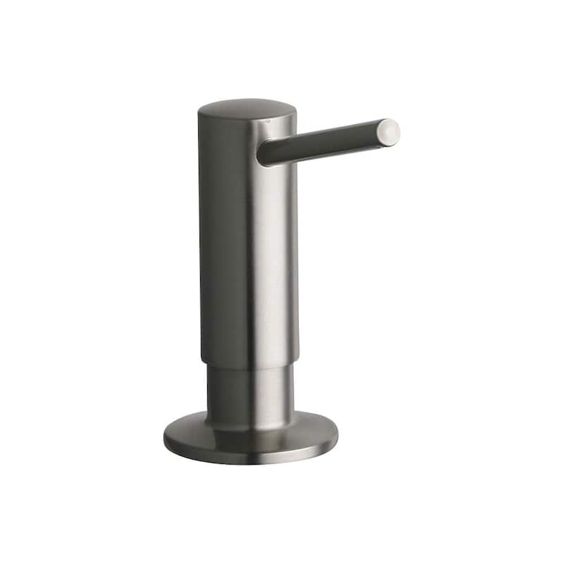 Elkay Gourmet 2" x 4-5/8" x 3-5/8" Soap / Lotion Dispenser, Brushed Nickel (NK)