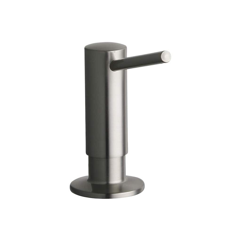 Elkay Gourmet 2" x 4-5/8" x 3-5/8" Soap / Lotion Dispenser, Brushed Nickel (NK)