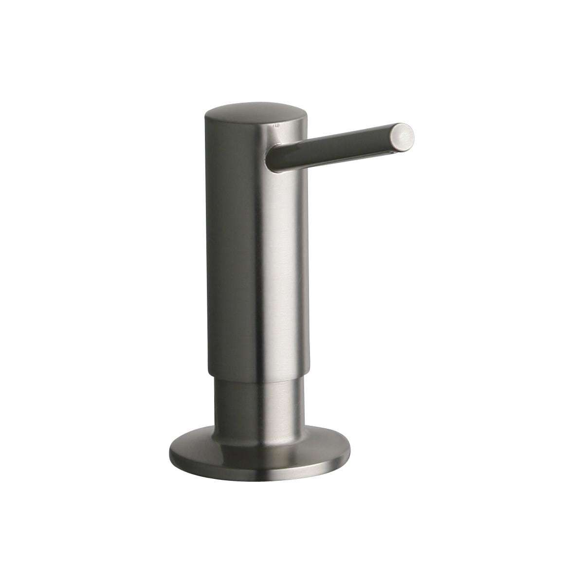 Elkay Gourmet 2" x 4-5/8" x 3-5/8" Soap / Lotion Dispenser, Brushed Nickel (NK) - Brushed Nickel