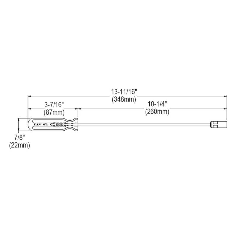Elkay Extra Long Sink Screwdriver