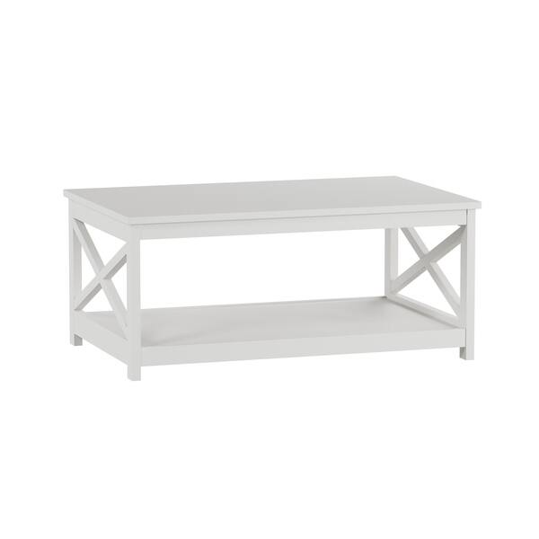 2 Tier Low Profile Coffee Table by Lavish Home N/A On Sale Bed