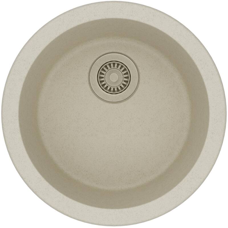 Elkay Quartz Classic 18-1/8" x 18-1/8" x 7-1/2", Single Bowl Dual Mount Bar Sink