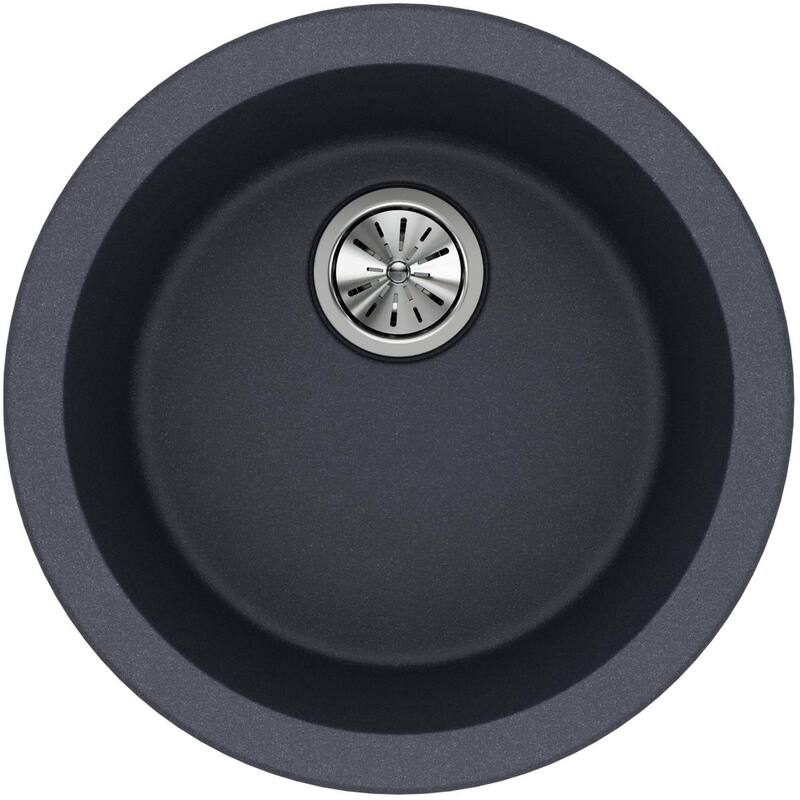 Elkay Quartz Classic 18-1/8" x 18-1/8" x 7-1/2", Single Bowl Dual Mount Bar Sink