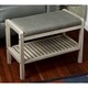 Solid Bamboo Padded Bench - Thumbnail 4