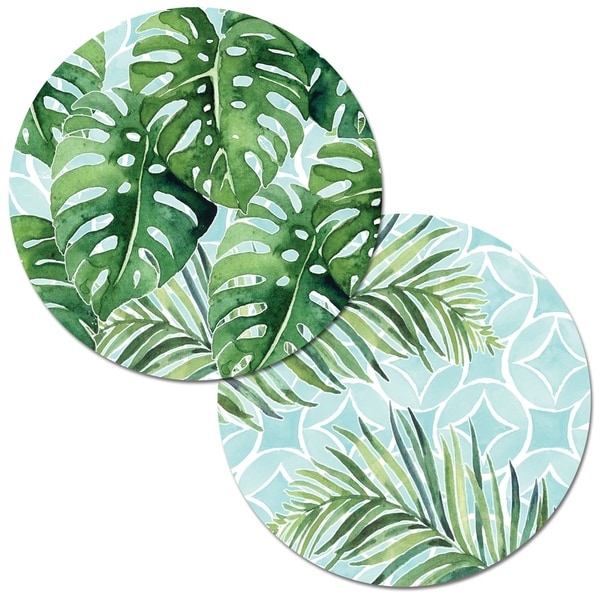 Tropical Leaf Placemats Set of 4