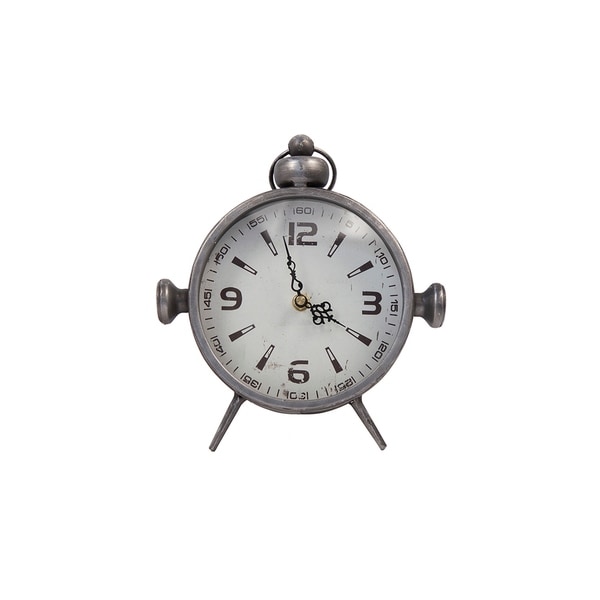 Designstyles Metal Vintage Desk Clock