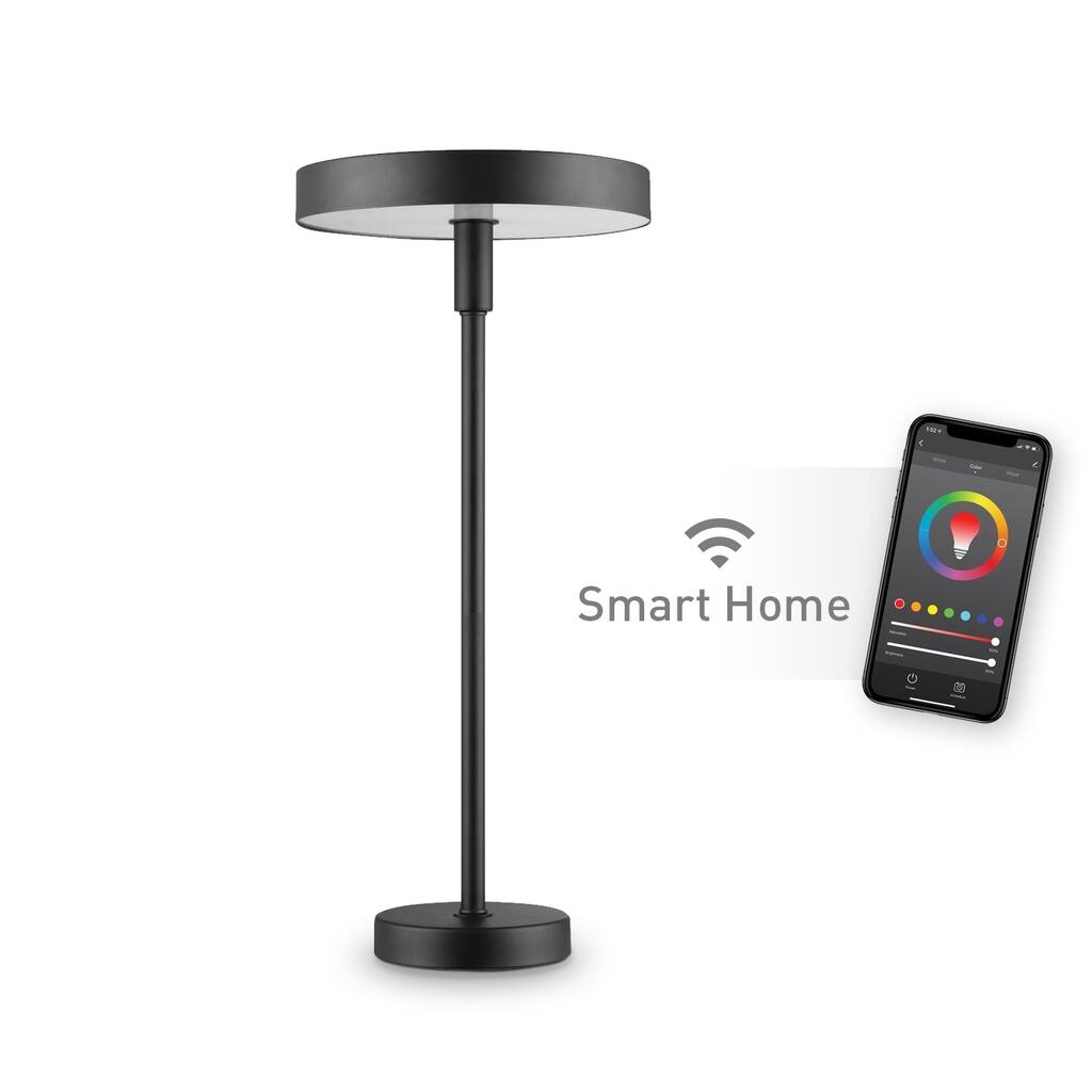Wi-Fi Smart Color Changing RGB Tunable White LED Integrated Table Lamp