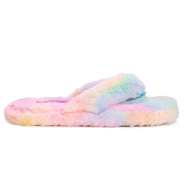 Women's Fluffy Flip Flop Slippers 