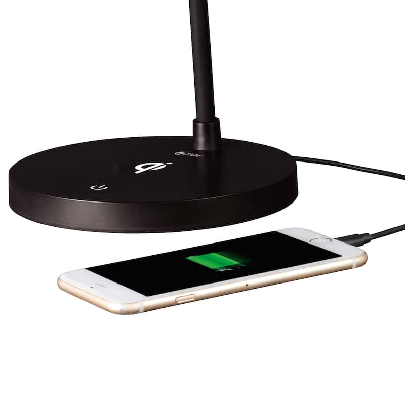 OttLite Wellness Series® Shine LED Desk Lamp with Wireless Charging