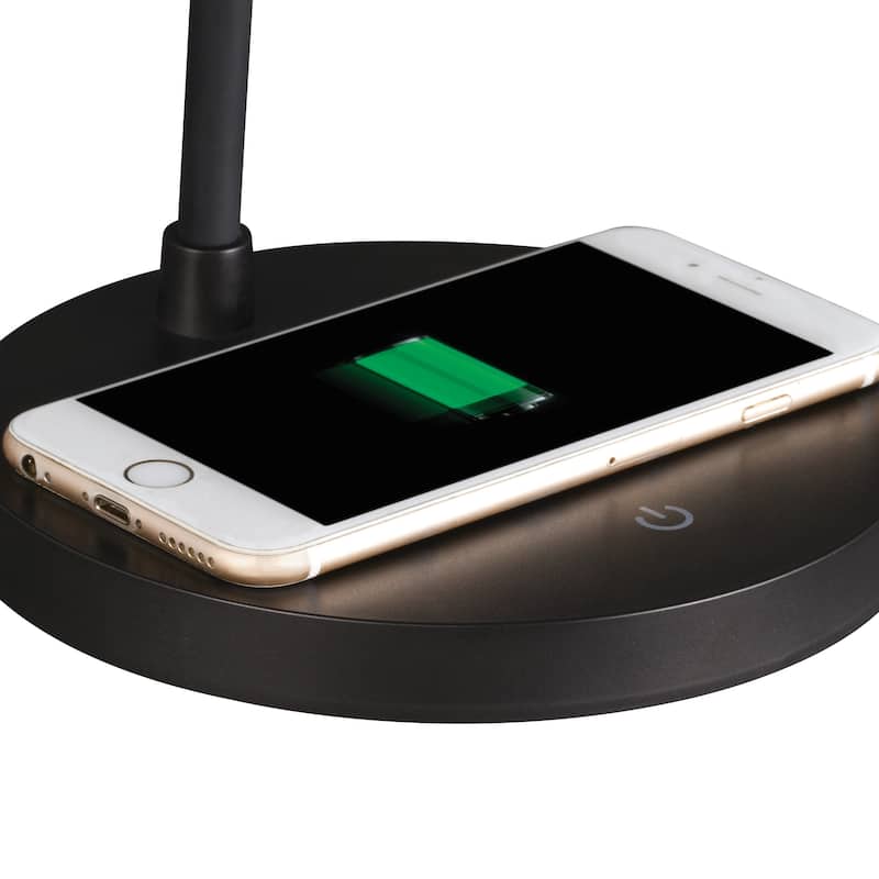 OttLite Wellness Series® Shine LED Desk Lamp with Wireless Charging
