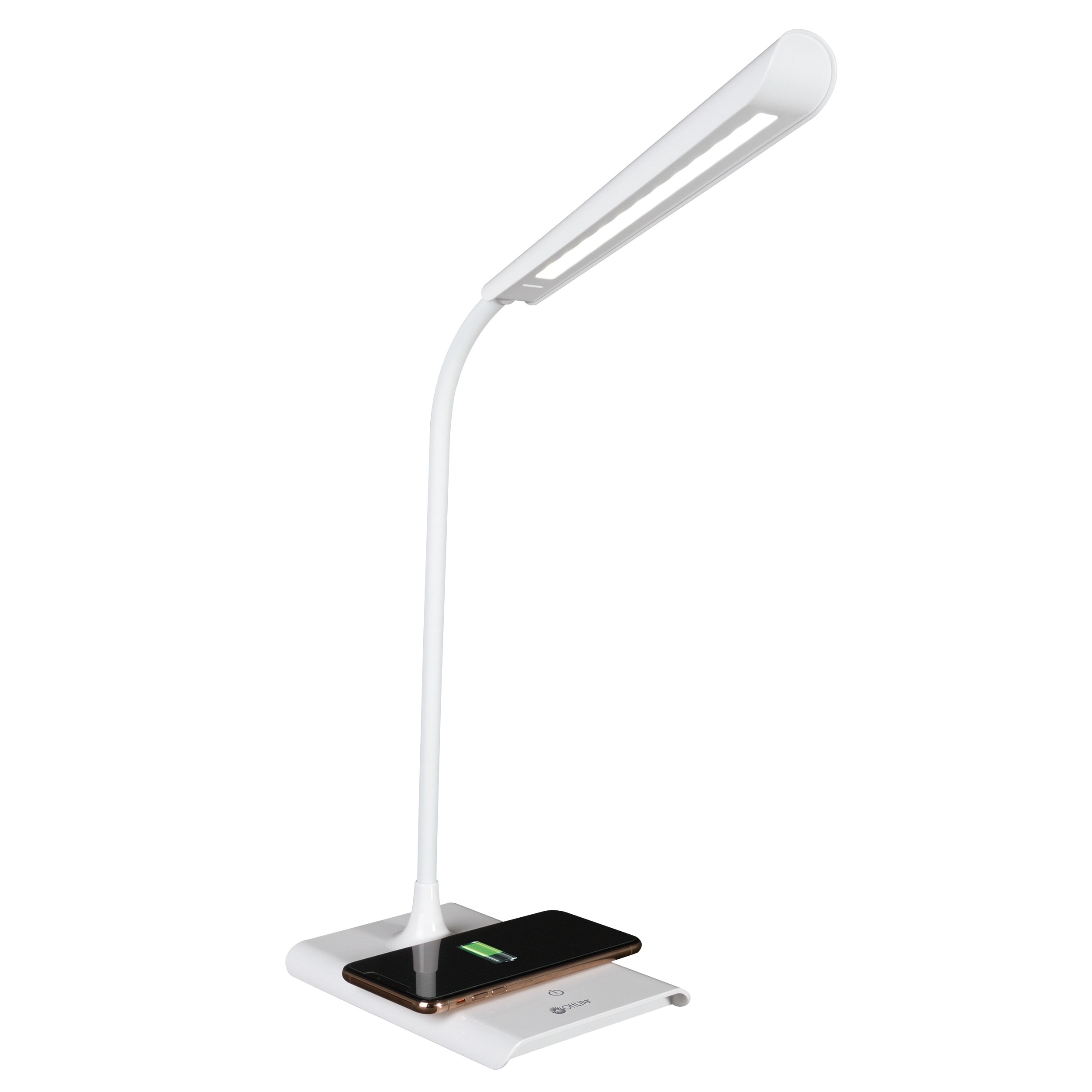 Ottlite Led Organizer Desk Lamp With Wireless Charging, Desk Lamps