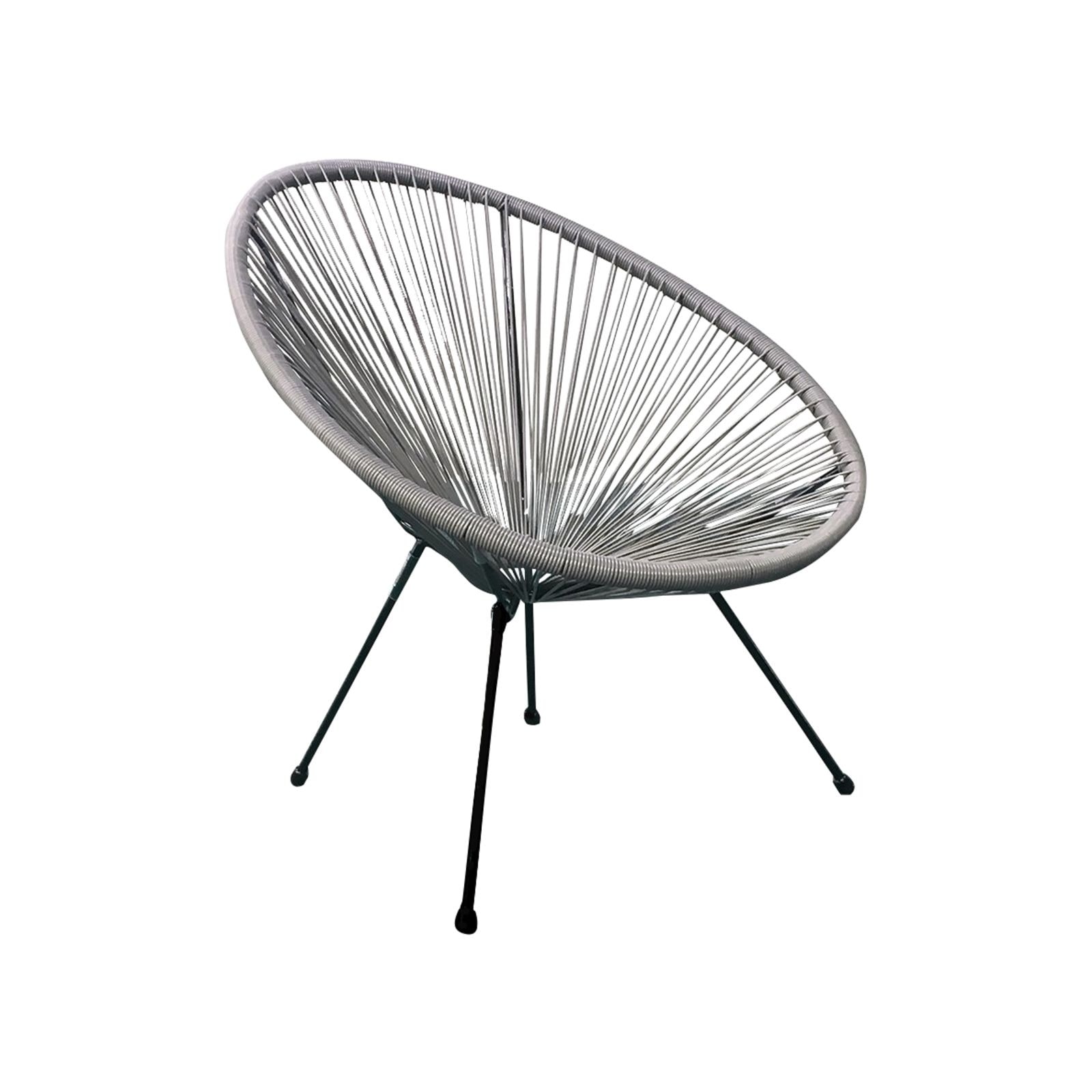 grey acapulco chair