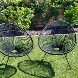 Black string 2025 garden chairs