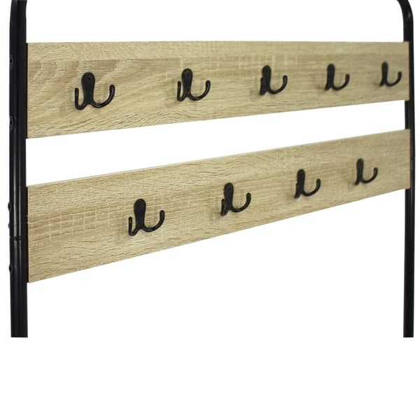 Shop Black Friday Deals On Carbon Loft Mathieu Hall Tree With Shoe Storage Bench 32 X 12 X 67 Overstock 30537198